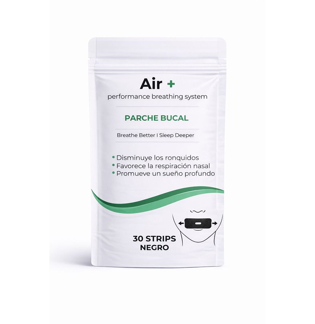 Parche Bucal Air+ Negro (30 unidades)